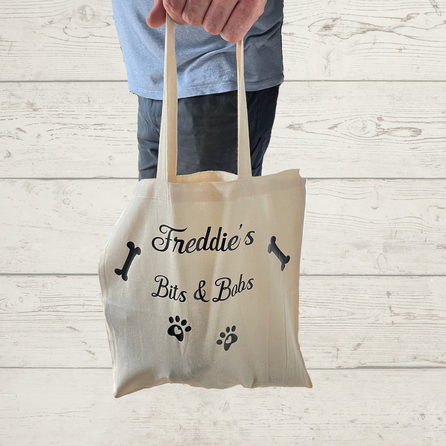Personalised Dog Daycare Cotton Tote Bag