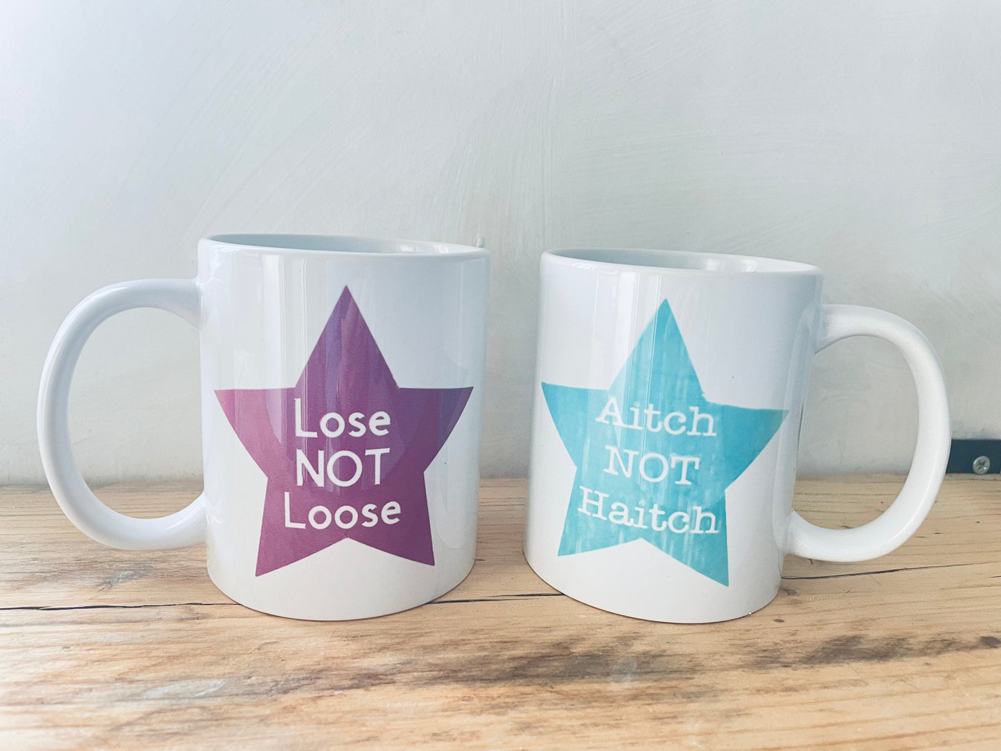 Spelling and Grammar Mug Gifts for Teacher Aitch not Haitch English Language Lover’s Mug Lose not Loose Correct Spelling Coffee Cup Mug Gift