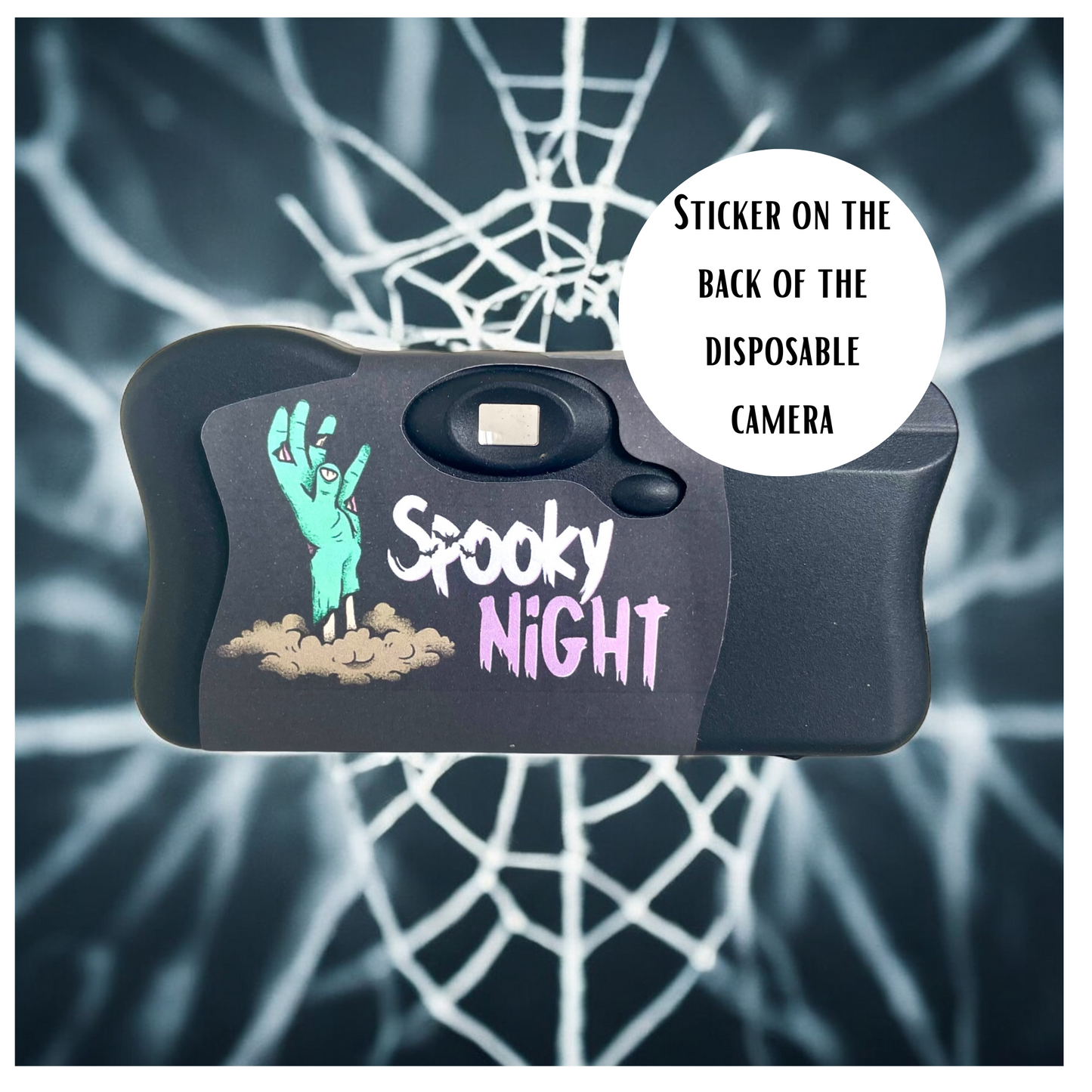 Halloween Party Decor Disposable Spooky Camera Wrap
