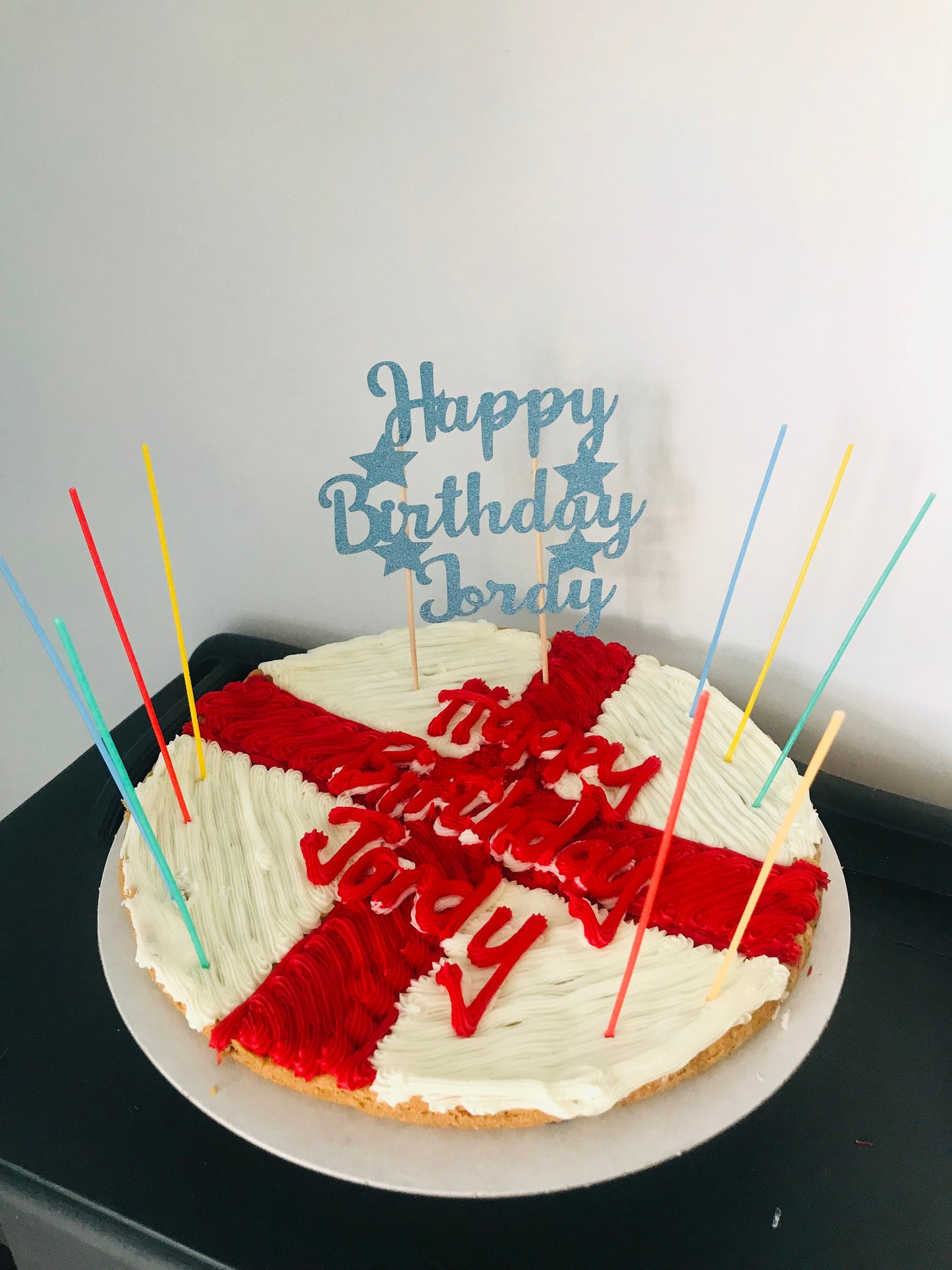 Personalised Name Cake Topper for him, Large Cake Topper for his Birthday, Custom Made Cake Topper for Boyfriend, Topper for 8” Cake