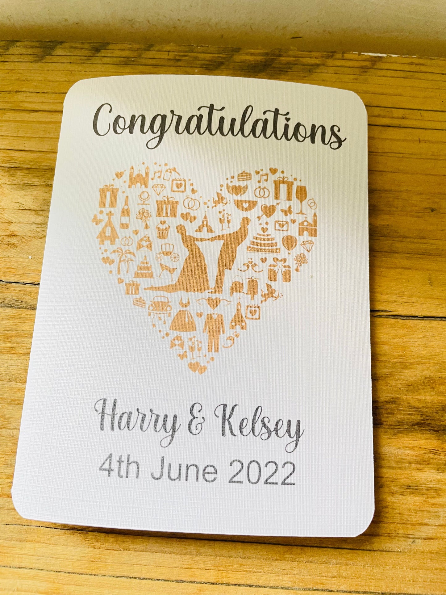 Congratulations Wedding or Engagement Card