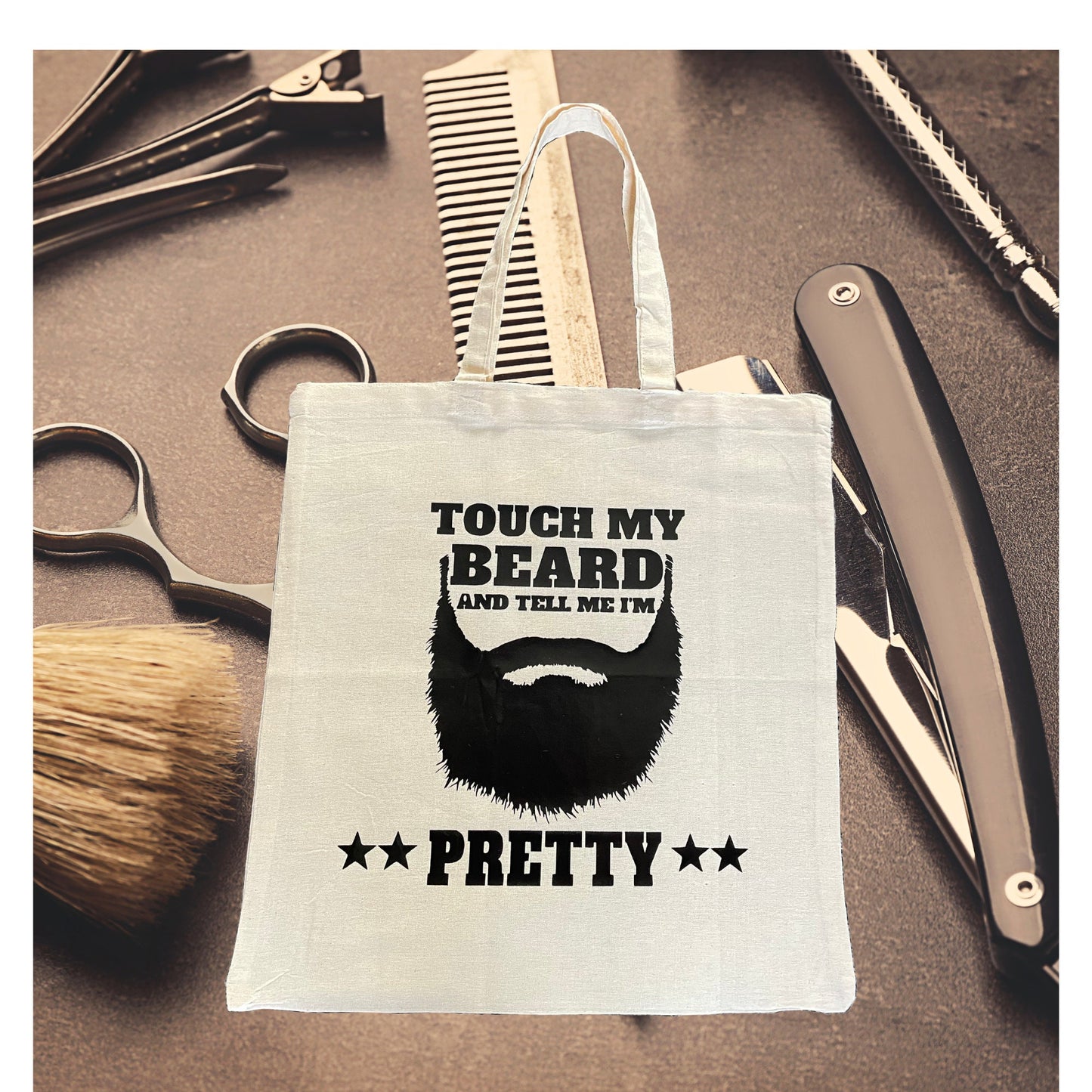 Beard Accessories Tote Bag