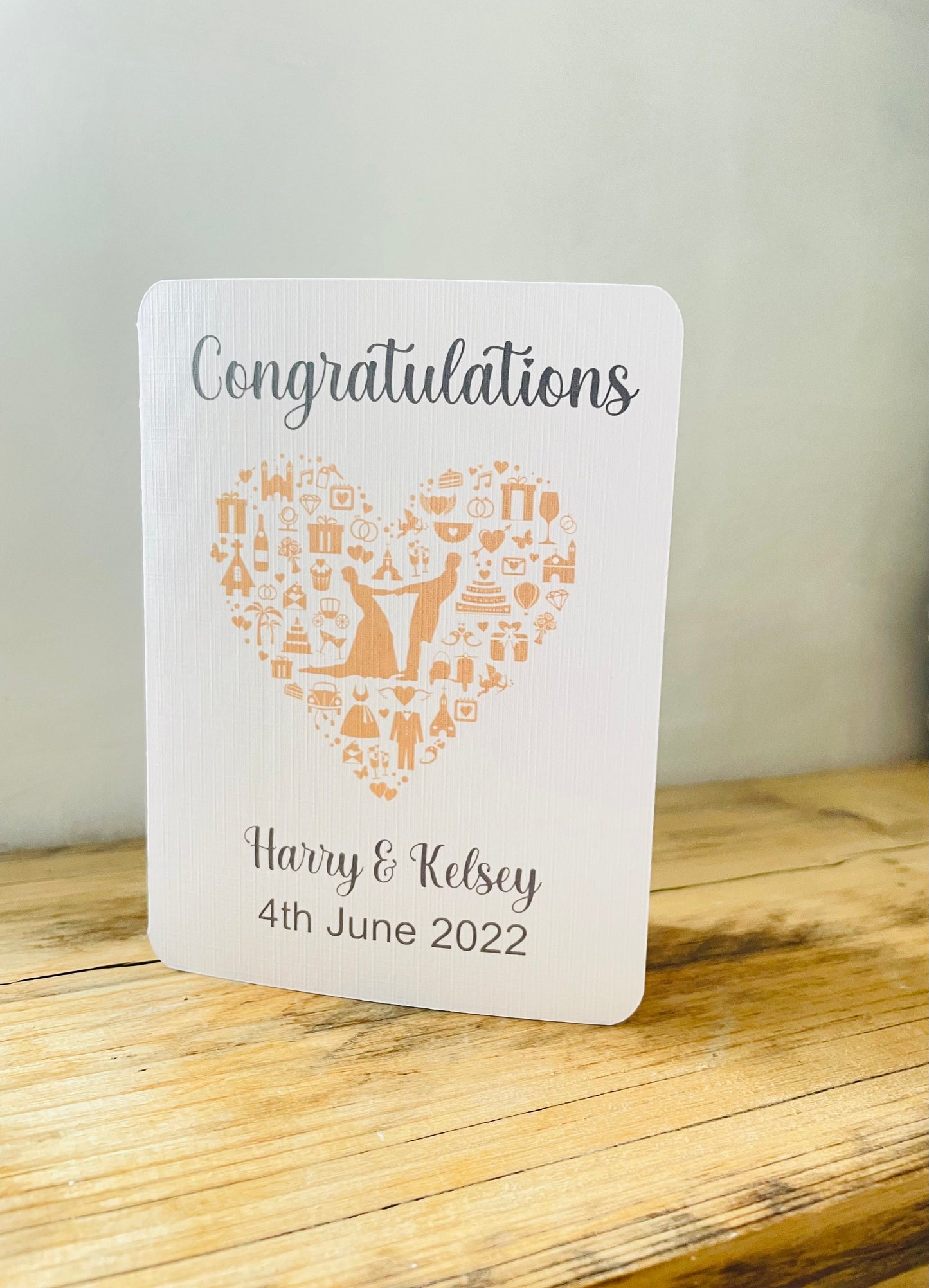 Congratulations Wedding or Engagement Card