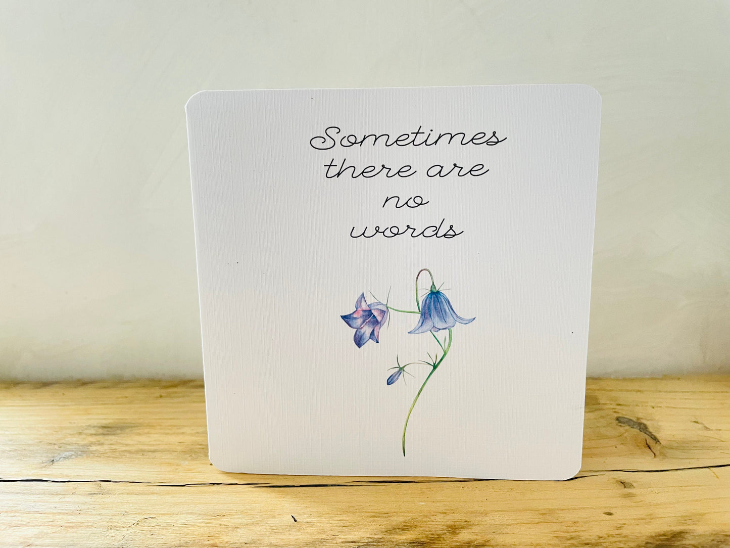Bluebell Sympathy Card