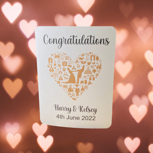 Congratulations Wedding or Engagement Card