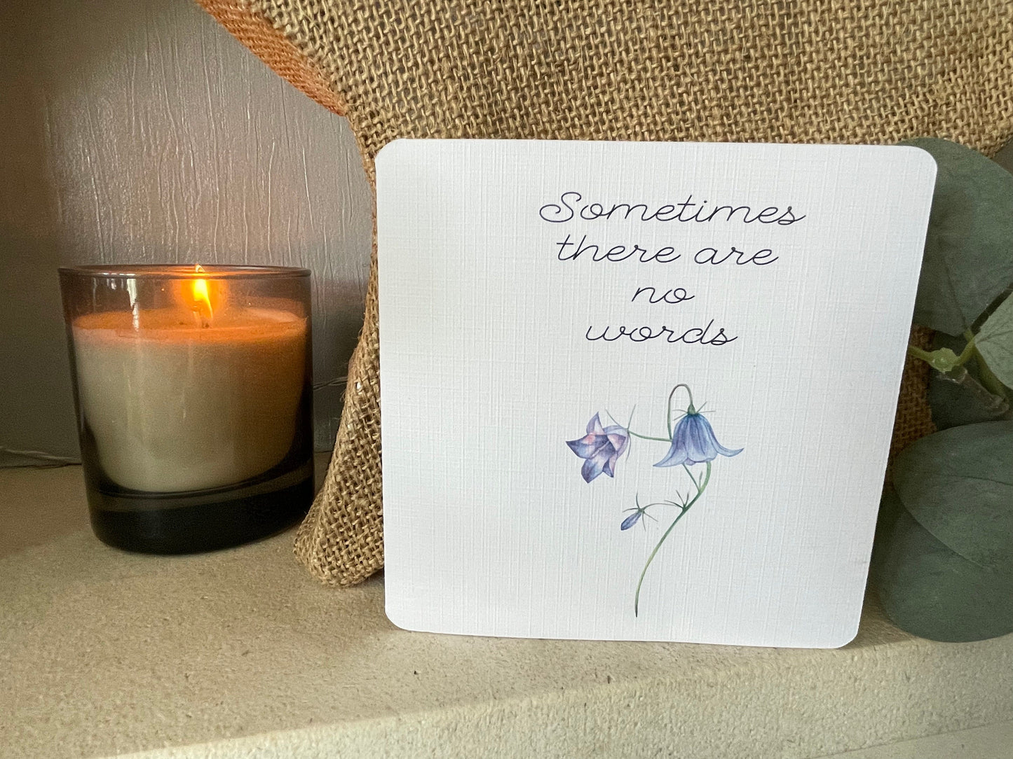 Bluebell Sympathy Card