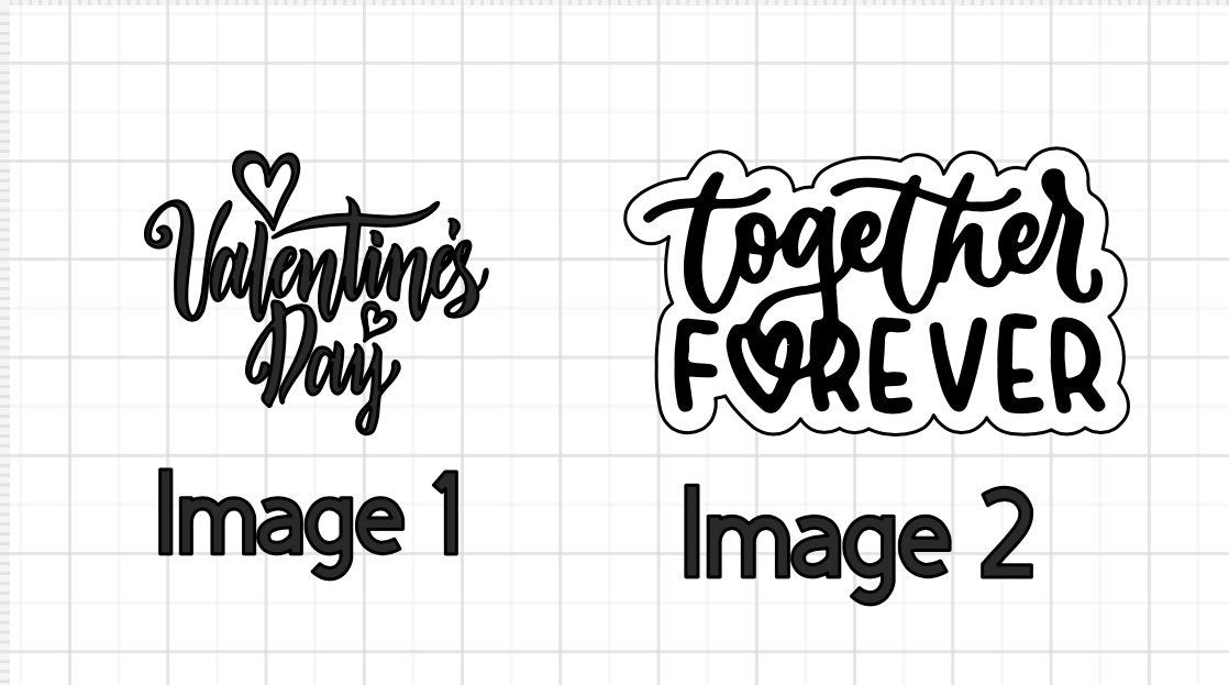Valentines Day SVG Bundle Together Forever Cricut Cut Files Kiss Me Instant Valentine Digital Downloads Anniversary Card Print and Cut Files
