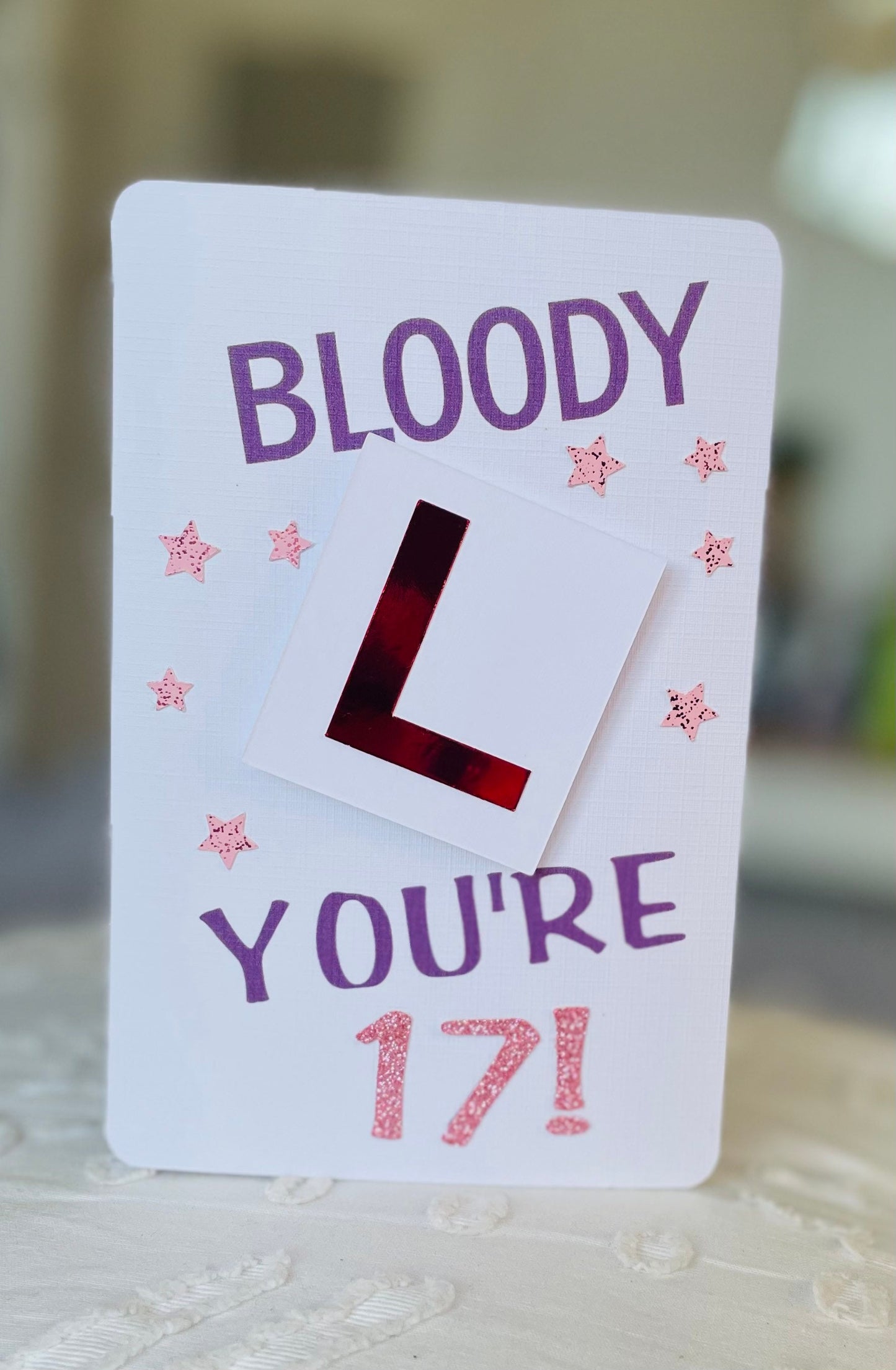 Happy 17th Birthday Celebration Card for Son Learning to Drive
