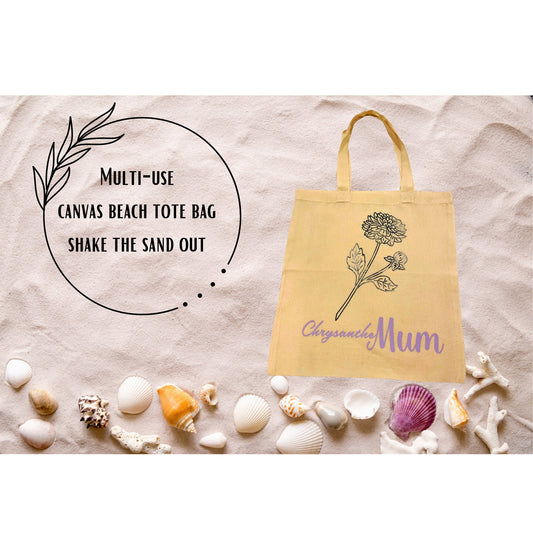 Floral Beach Bag Tote