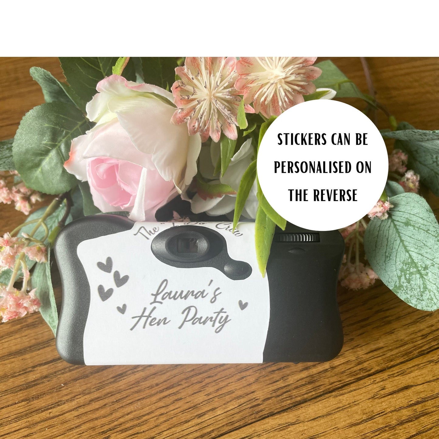 Personalised Disposable DIY Camera Wrap