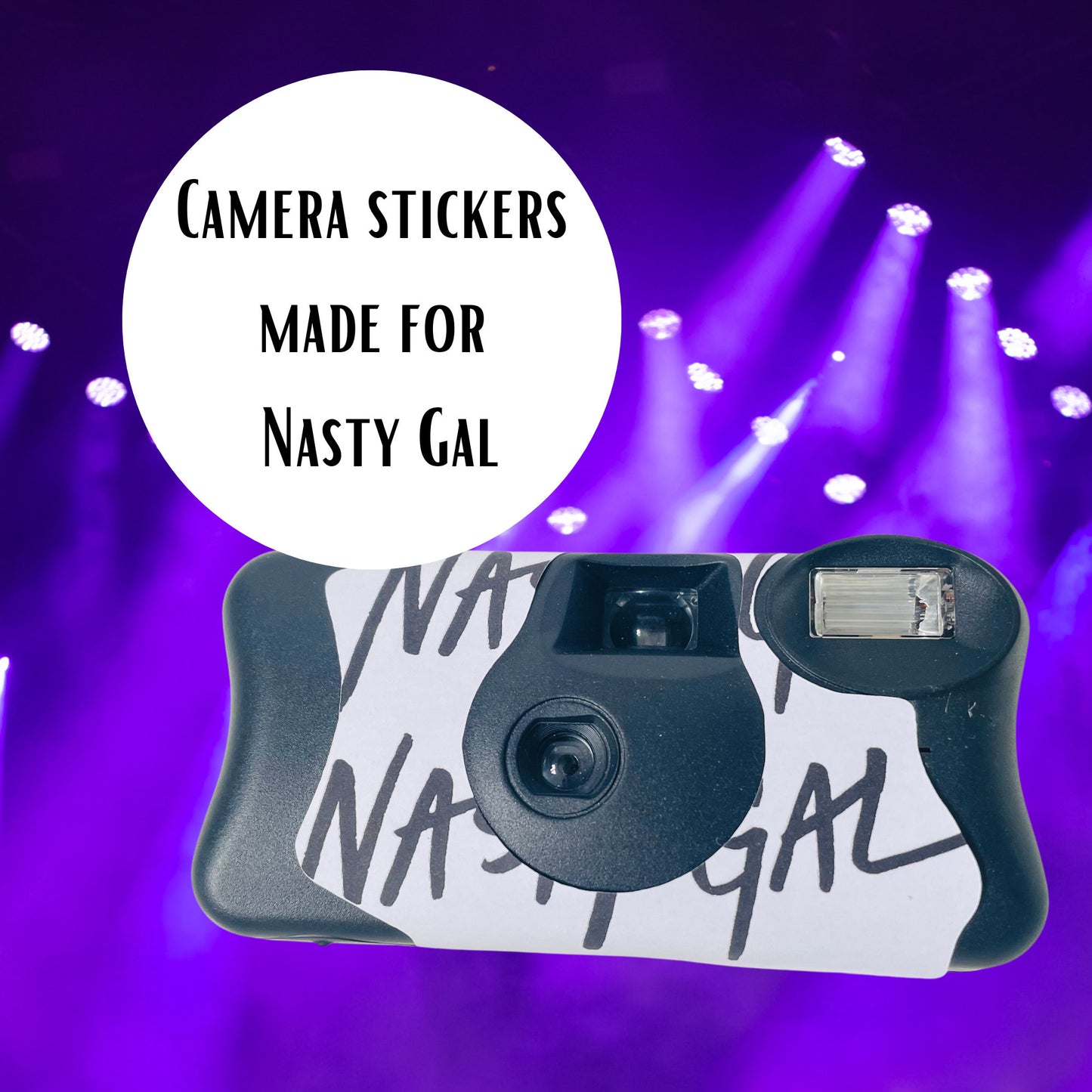 Custom Business Logo Design for Disposable Kodak FunSaver Camera